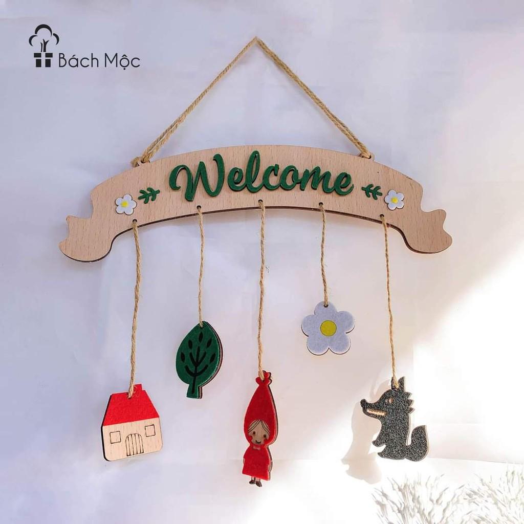 Bảng gỗ decor, bảng gỗ wellcome