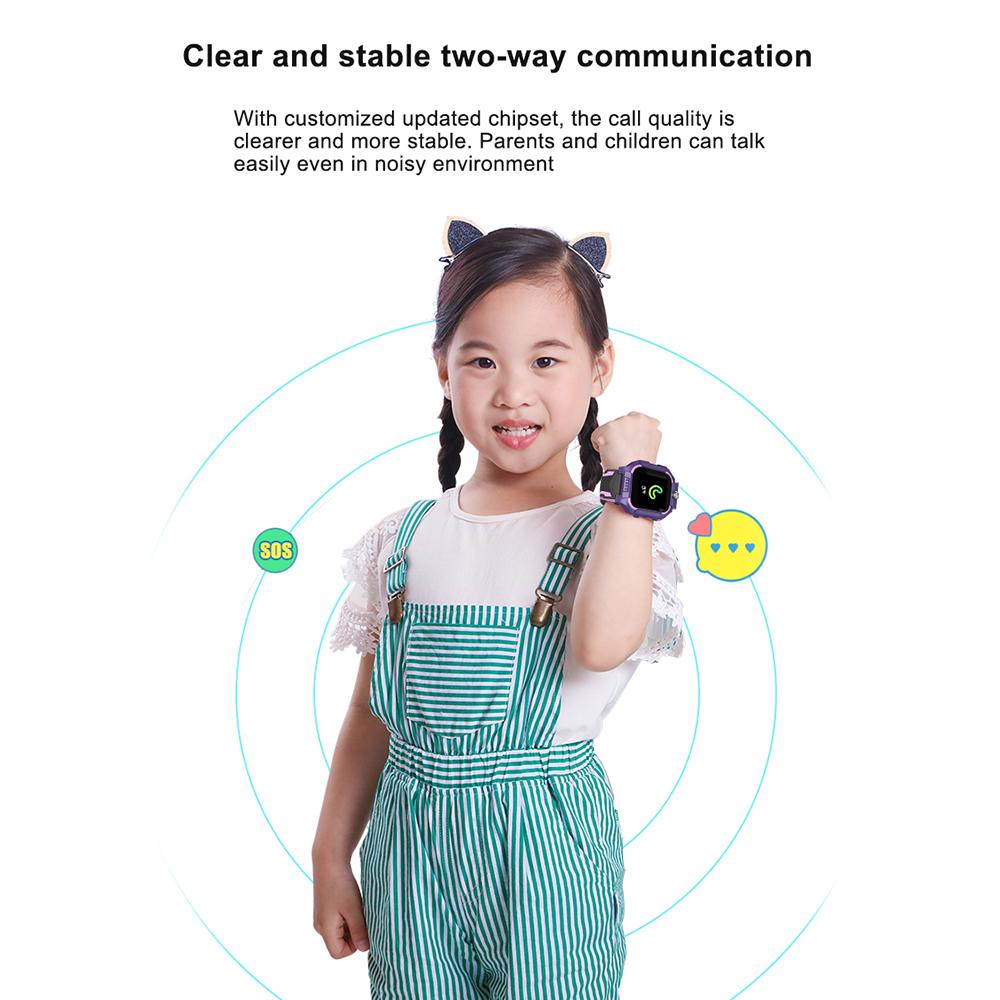 Đồng Hồ Thông Minh Cho Bé Màn Hình 1.44" Chống Nước Cấp Độ IP67 Hỗ Trợ Đo Nhiệt Độ, Gọi Thoại 2 Chiều, Chia Sẻ Vị Trí GPS, Gửi Thông Báo Cứu Hộ SOS