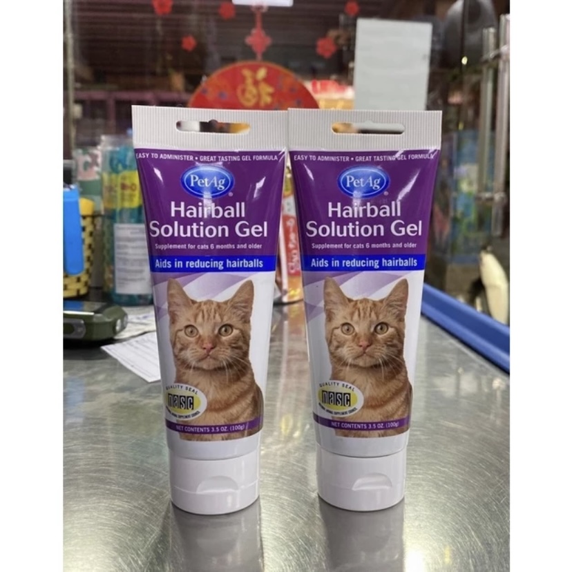 Gel tiêu búi lông mèo Hairball Solution PetAg tuýp 100gr