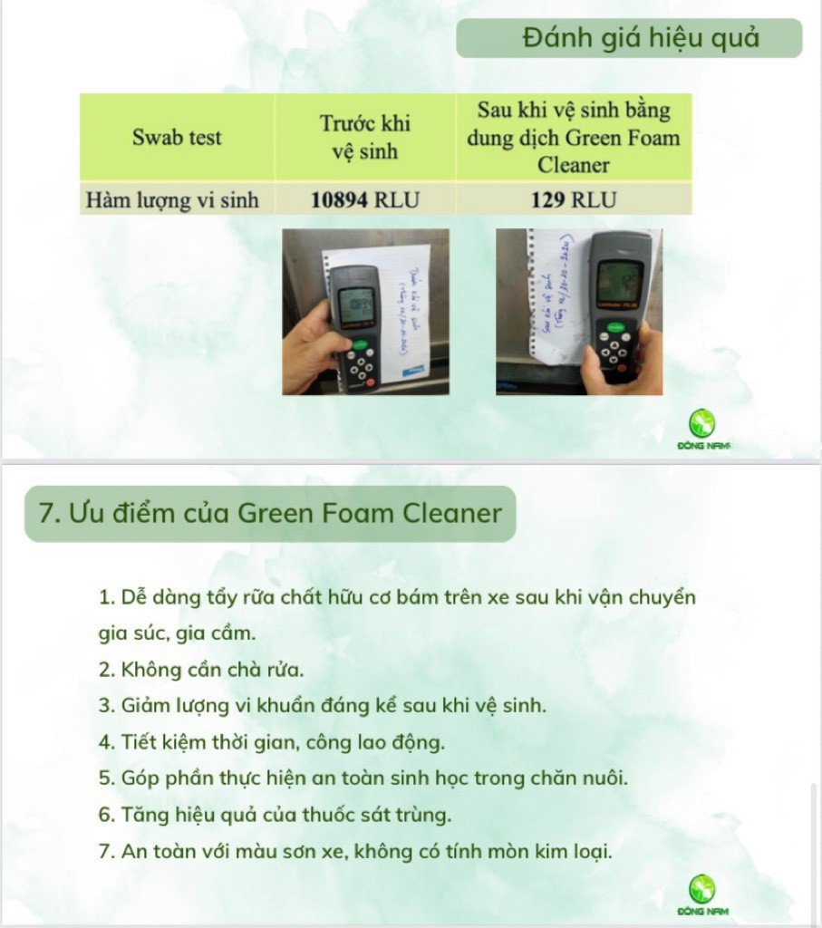 Tẩy rửa đa năng, rửa xe không chạm GREEN FOAM CLEANER - chai 1000ml