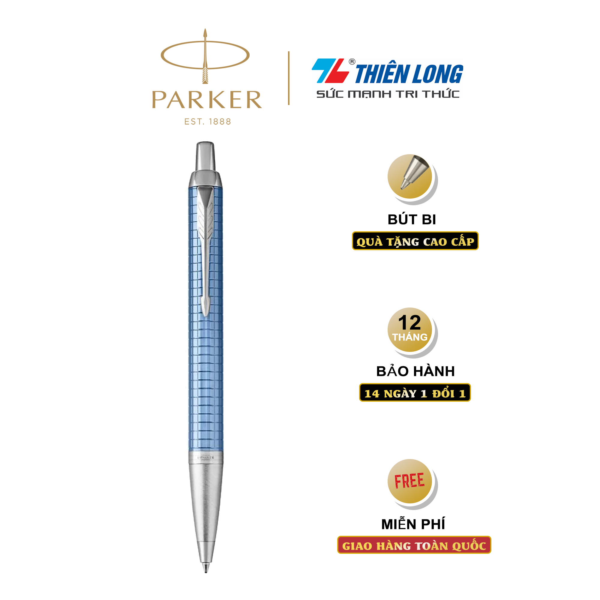 Bút bi cao cấp Parker IM PRM Đ-Blue CT TB4-1975664