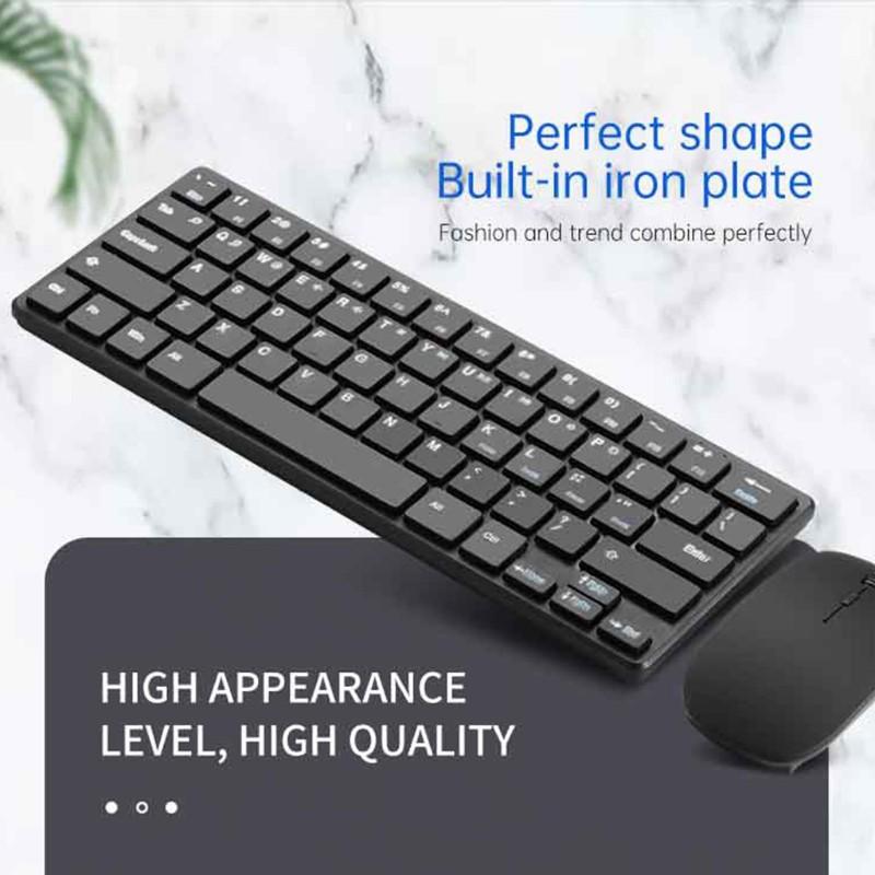 Combo Bàn Phím + Chuột Không Dây 2.4g 1200dpi Cho Laptop Pc