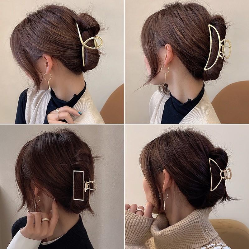 Kẹp gấp tóc gắp tóc kim loại hot trend
