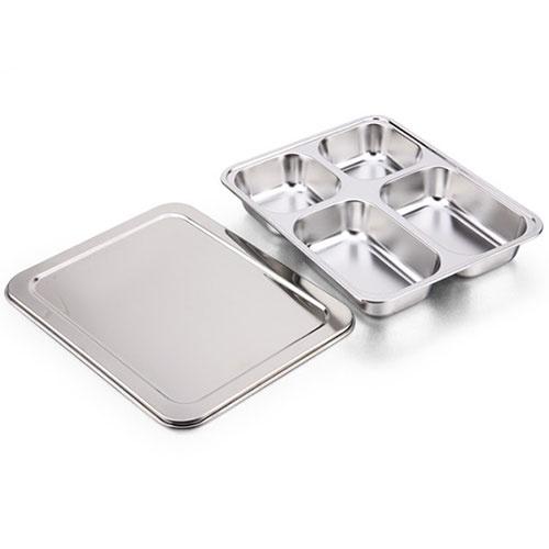 KHAY ĂN INOX 4 NGĂN