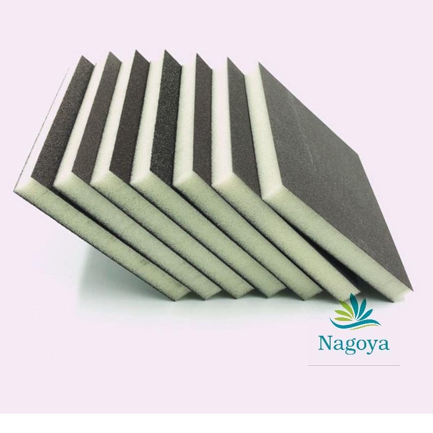 Sét 5 miếng nhám xốp chà nồi, gỗ đa năng