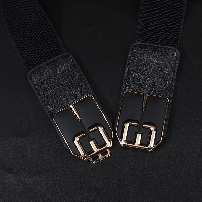 Thắt lưng nữ dây nịt nữ đai váy co giãn bản nhỏ 3cm thời trang Hàn Quốc dona23062201