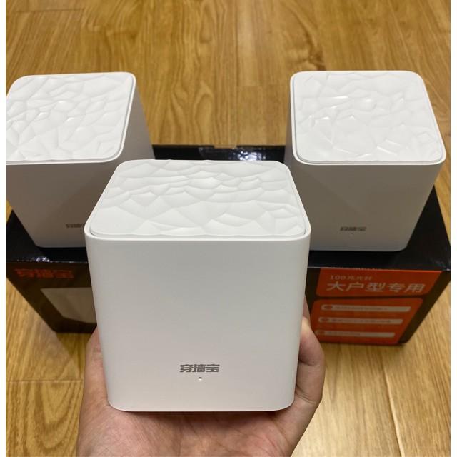 Bộ Phát Wifi Mesh Tenda Nova MW3 - Ghép Nối Không Dây Cho Vùng Phổ Sóng Rộng Hơn 300m2 (Hàng nhập khẩu)