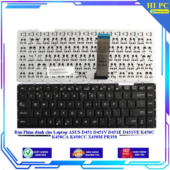 Bàn Phím dành cho Laptop ASUS D451 D451V D451E D451VE K450C K450CA K450CC X450M PR358 - Hàng Nhập Khẩu