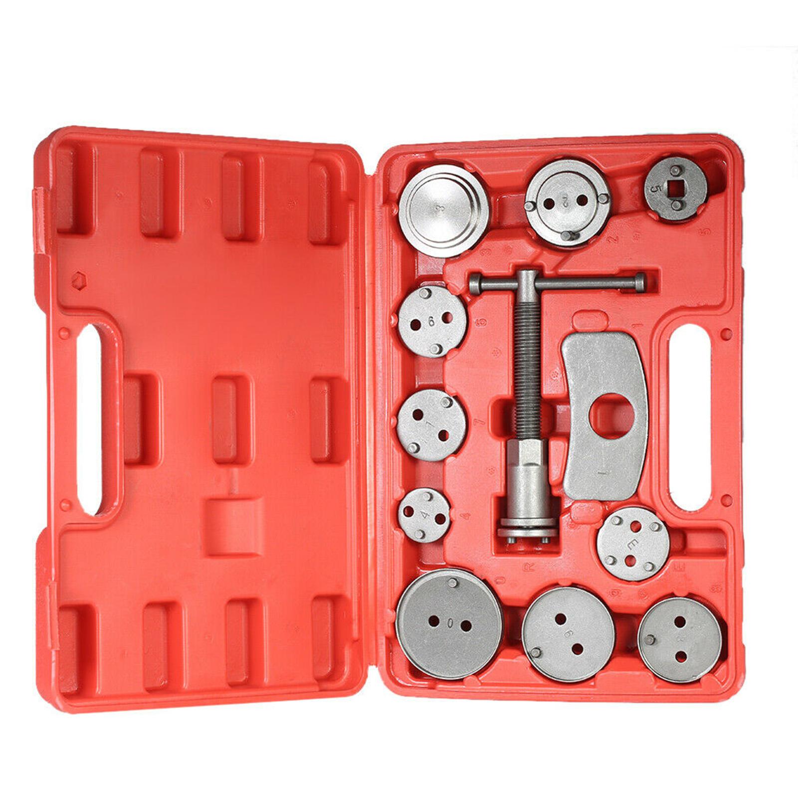 Universal 12Pcs Disc Brake Caliper Piston Rewind Tool Kit Auto Wind Back Car
