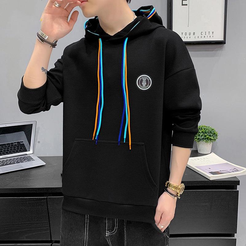 Áo Hoodie Nam Phối Dây Mũ Màu Sắc Dáng Oversize Phong Cách Ulzzang Thời Trang Zenkonu TOP NAM 243V2