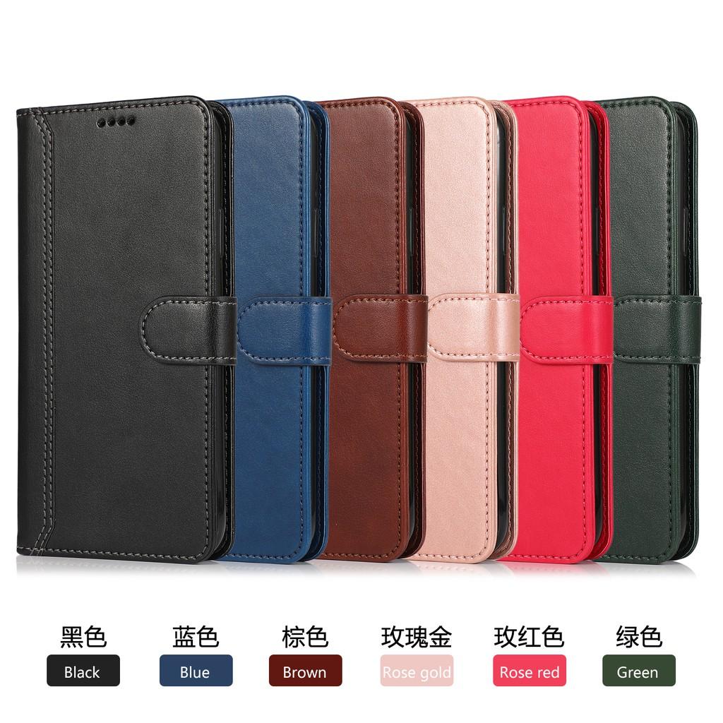 Ốp lưng điện thoại dạng ví da lật có ngăn đựng thẻ mềm cho Xiaomi POCO X3 NFC Redmi 9 9A Note 9 Pro Max Note 9S