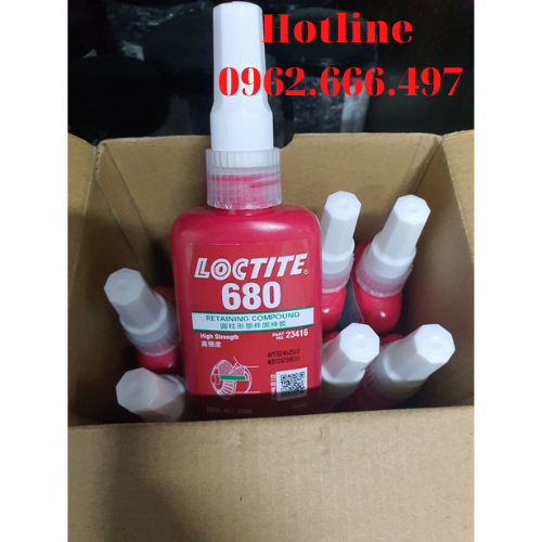 Keo khoá ren , keo chống xoay loctite 680 dung tích 50ml và250ml