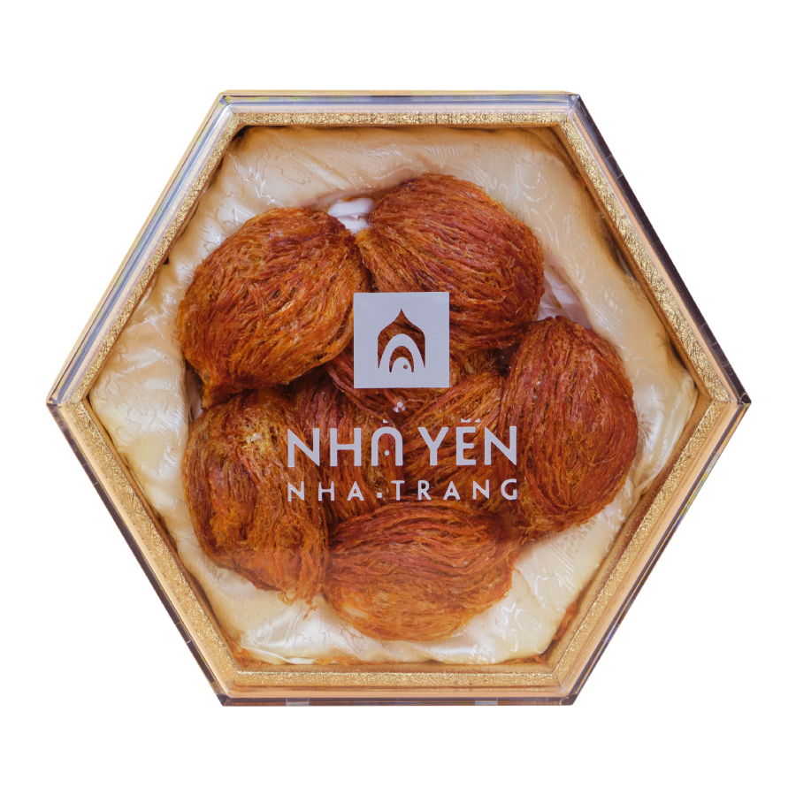 Tổ Yến Huyết Sơ Chế - Hộp 100 Gram - Tổ Yến Sơ Chế - Nhà Yến Nha Trang - Đặc Sản Nha Trang - Yến Sào Chất Lượng