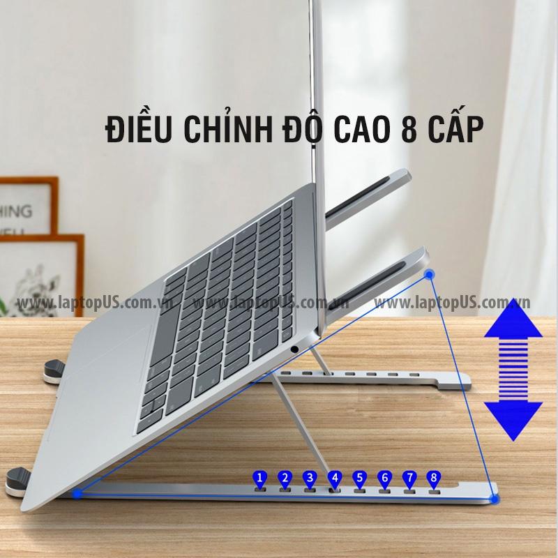 Giá Đỡ Laptop Nhôm Tản Nhiệt - Bản Nâng Cấp