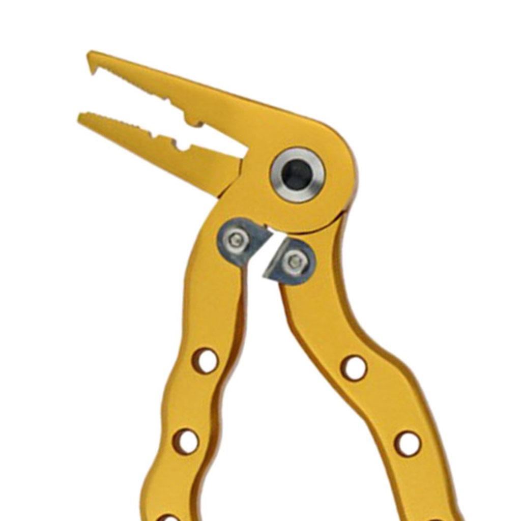 Multifunctional Fishing Plier Hook Remover Steel Wire Line Cutter