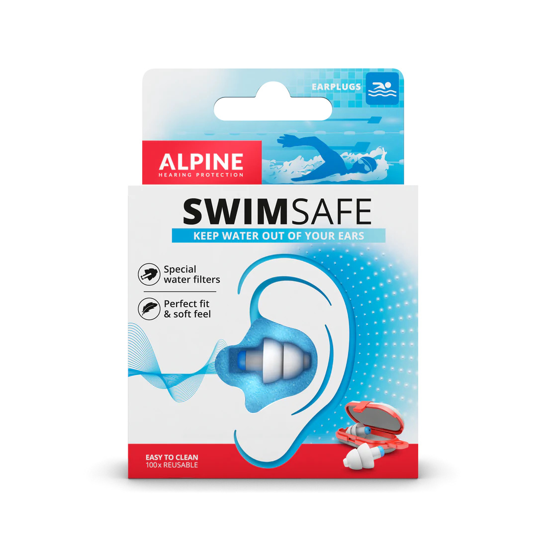 Nút bịt tai đi bơi chống nước SwimSafe