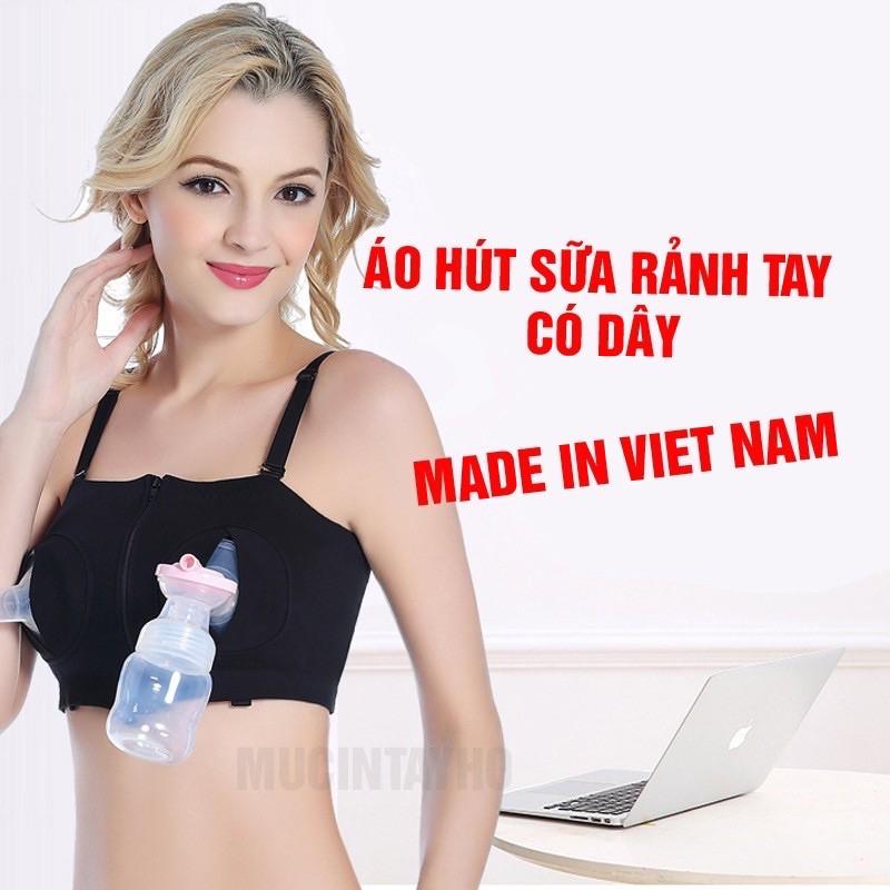 Áo Hút Sữa Rảnh Tay Có Dây Áo Tiện Dụng Cho Mẹ