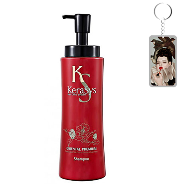 Dầu gội Kerasys Oriental Premium phục hồi tóc Hàn Quốc 600ml + Móc khoá