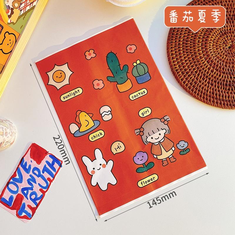 Túi Giấy Đựng Quà Phong Cách Hàn Quốc - Túi Giấy Gói Kẹo/ Đựng Đồ size lớn 21 x 14.5 cm DUASHOP