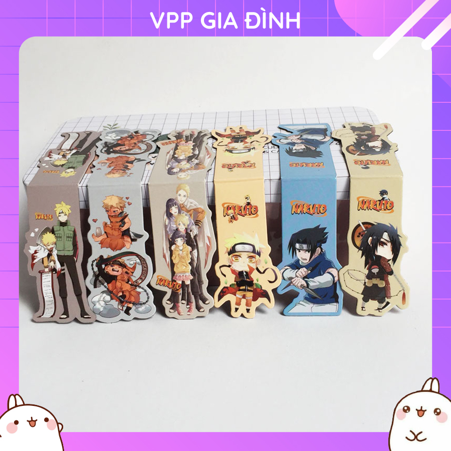 1 Cái Đánh Dấu Sách Bookmark Nam Châm Naruto Truyền Nhân Cửu Vỹ Hồ