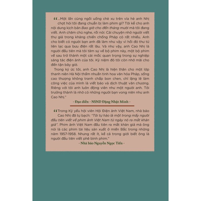 CHUYỆN NGƯỜI MÊ PHIM SỐ 2 - Cao Nhị - NXB Trẻ