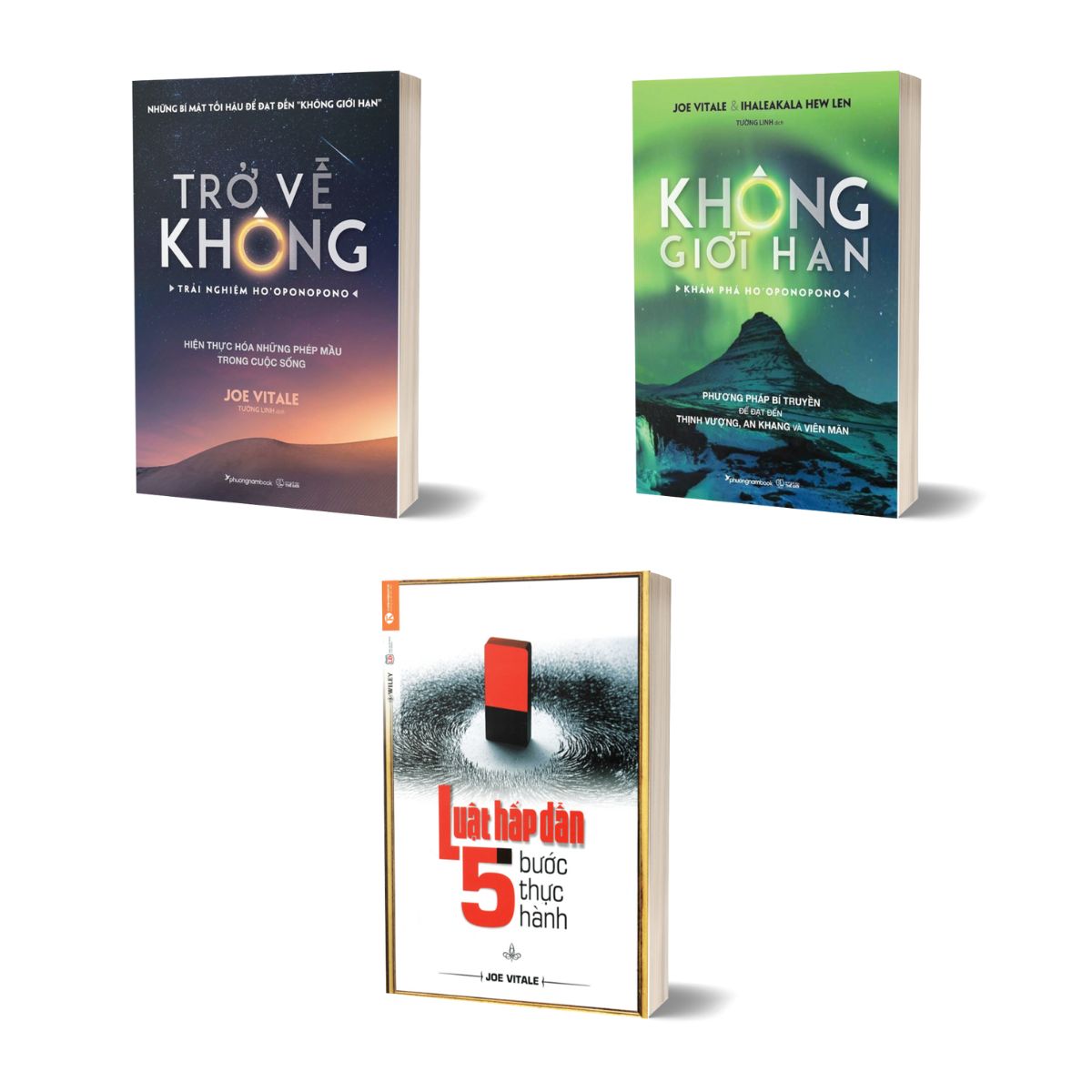 Combo Không Giới Hạn + Trở Về Không + Luật Hấp Dẫn - 5 Bước Thực Hành