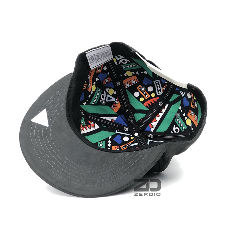 Nón hiphop, Mũ snapback nam nữ Raccoon xám mã SN65 vải cotton cao cấp