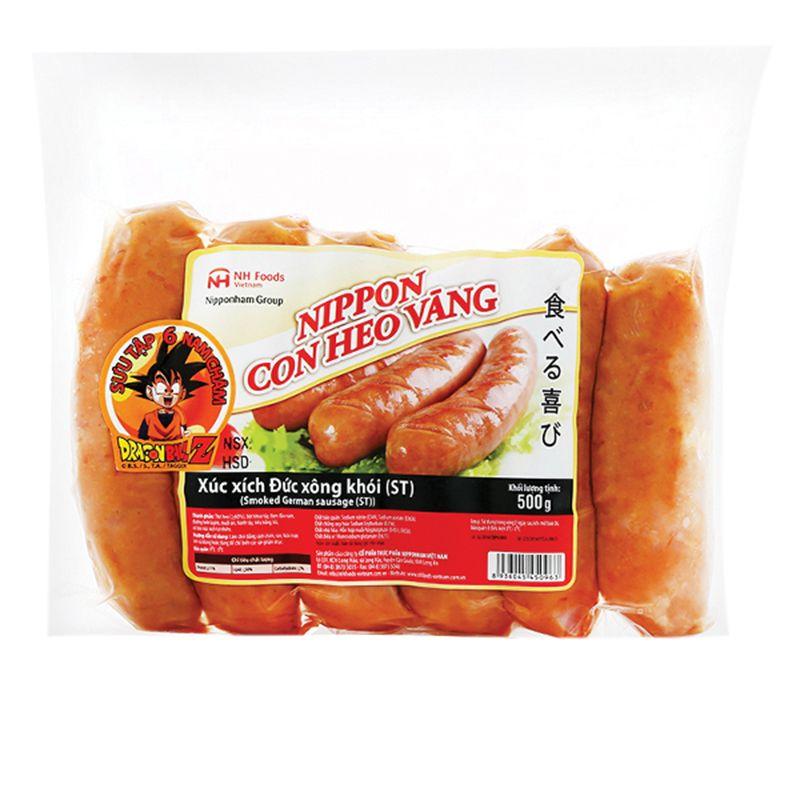 Xúc Xích Đức Xông Khói Nippo Gói 500g