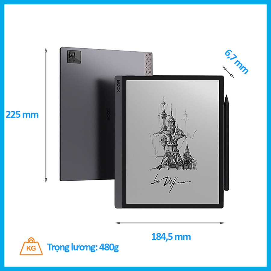 Máy đọc sách BOOX Tab Ultra - Hàng Chính Hãng