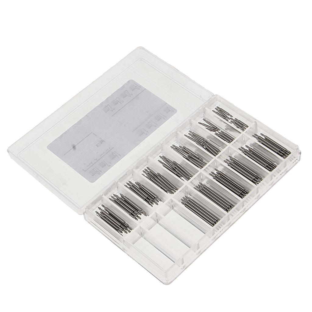 150 Pieces Stainless Steel Spring Bars Strap Link Pins Tool