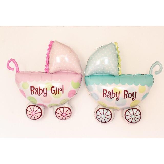 Bóng tráng nhôm trang trí hình xe nôi