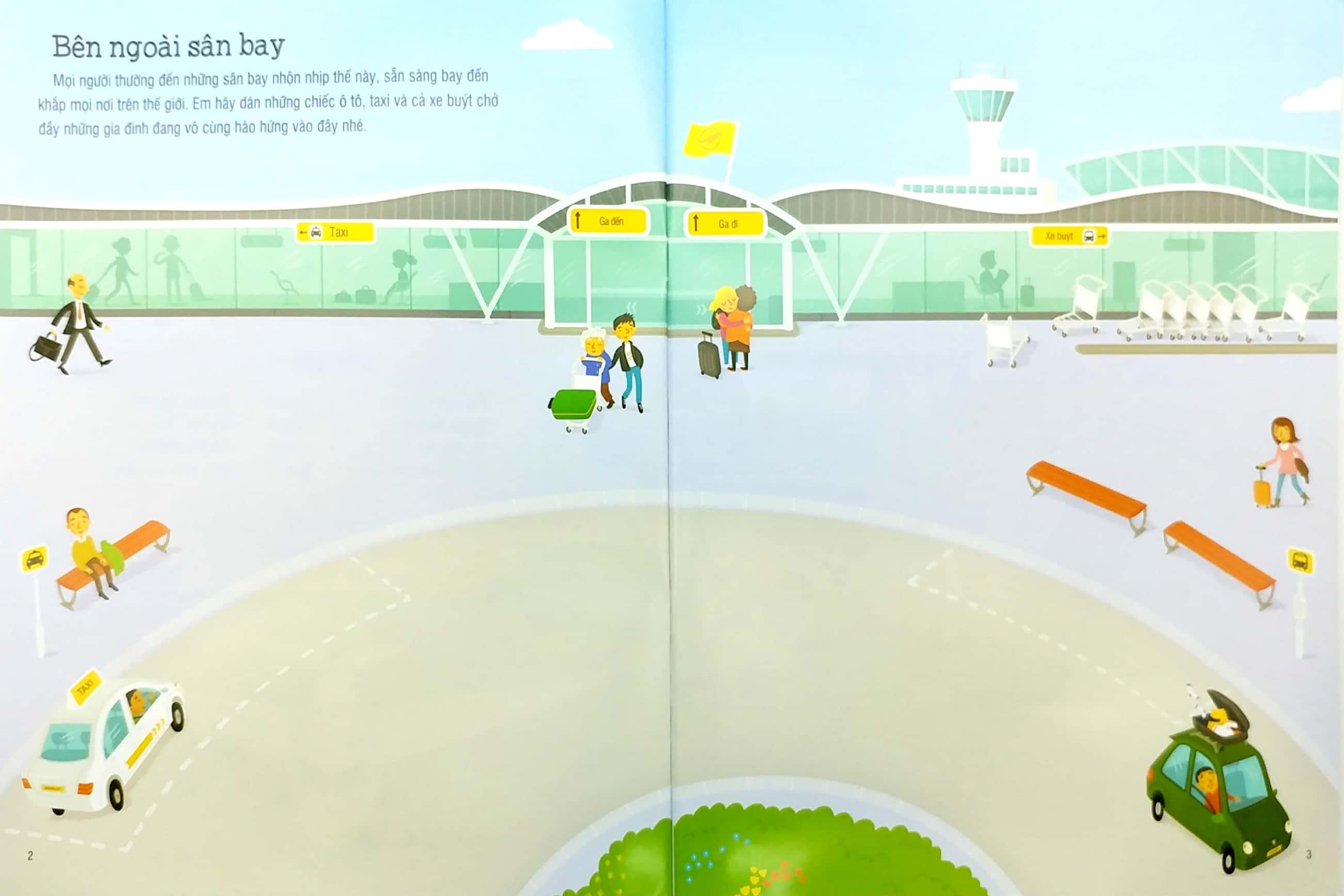 First Sticker Book - Sách Dán Hình Đầu Đời Cho Bé - Sân Bay