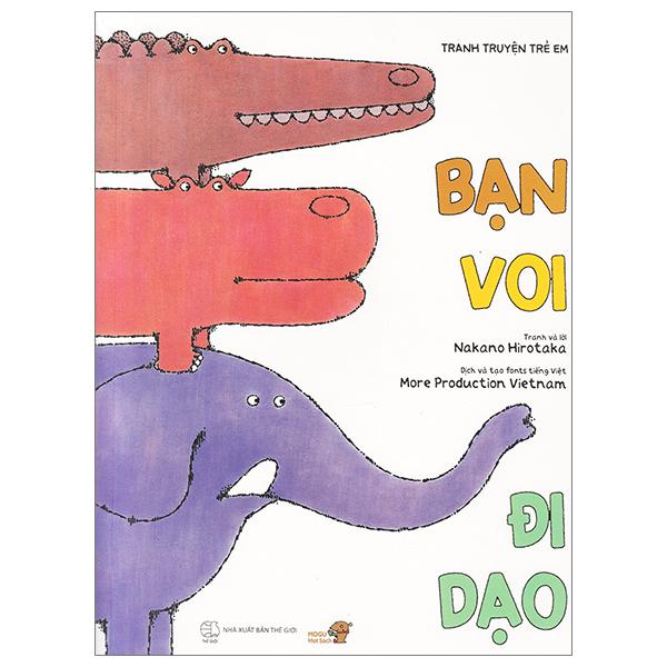 Sách - Tranh Truyện Ehon Nhật Bản - Bạn Voi Đi Dạo (Tái Bản 2023)