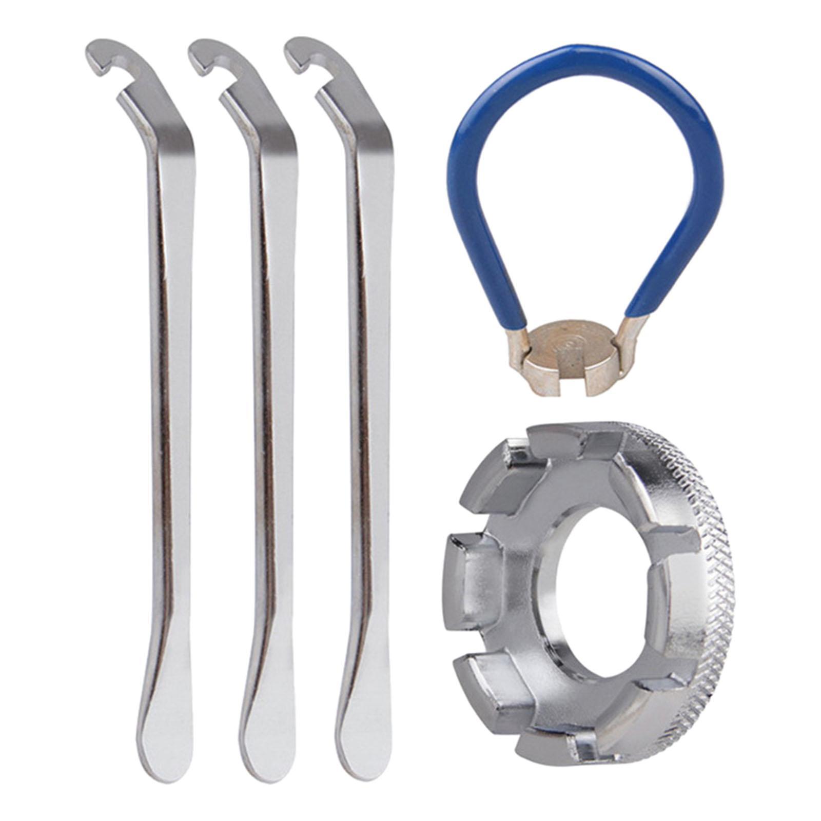 Bike Bicycle Repair Tools Kit Spoke Wrench Lever Removal MTB Set