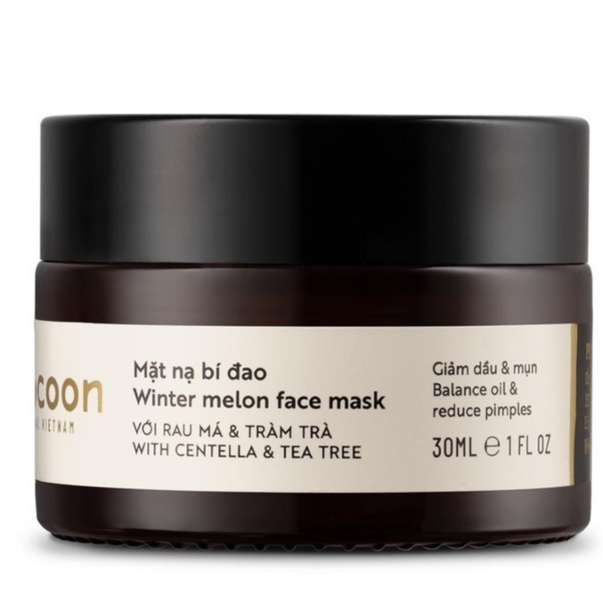 Mặt Nạ Cocoon Bí Đao Giảm Dầu, Giảm Mụn, Cấp Ẩm & Sáng Da - Winter Melon Face Mask 30mL