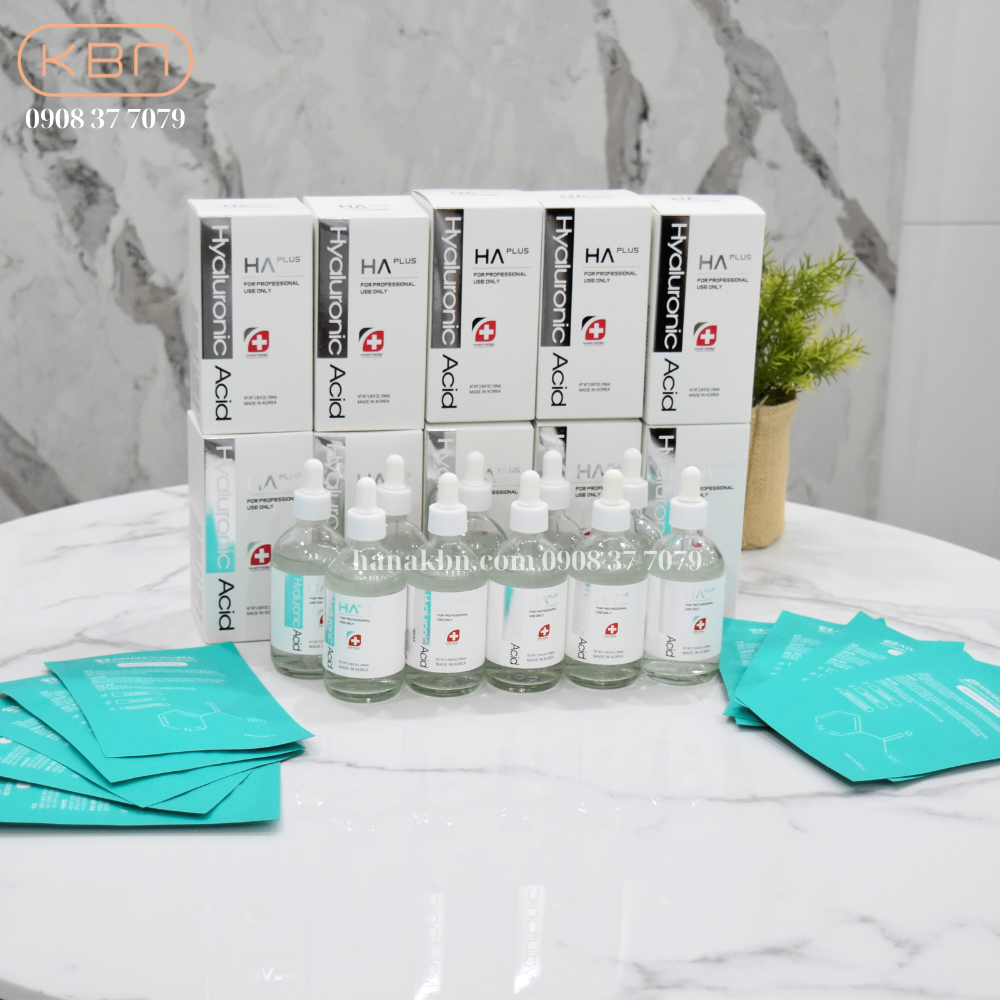 COMBO 10 CHAI SERUM HA PLUS 100ml (Dưỡng Ẩm, Căng Bóng, Sáng Da, Mờ Nếp Nhăn) Hàng Chính Hãng + Tặng 1 HA 100ml và 100g Mặt Nạ Dẻo