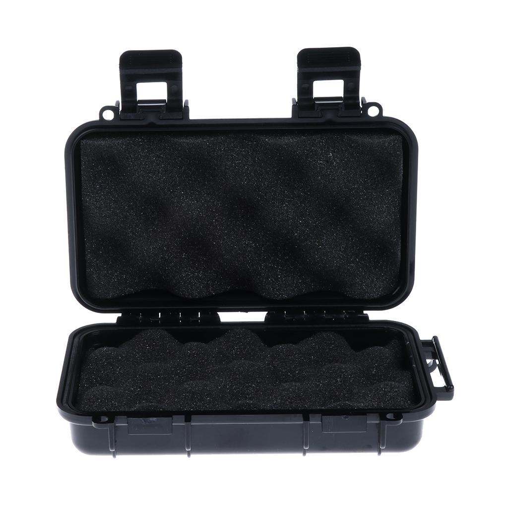 2pcs Outdoor Shockproof Airtight Waterproof Box Container Storage Carry Case Size S + L