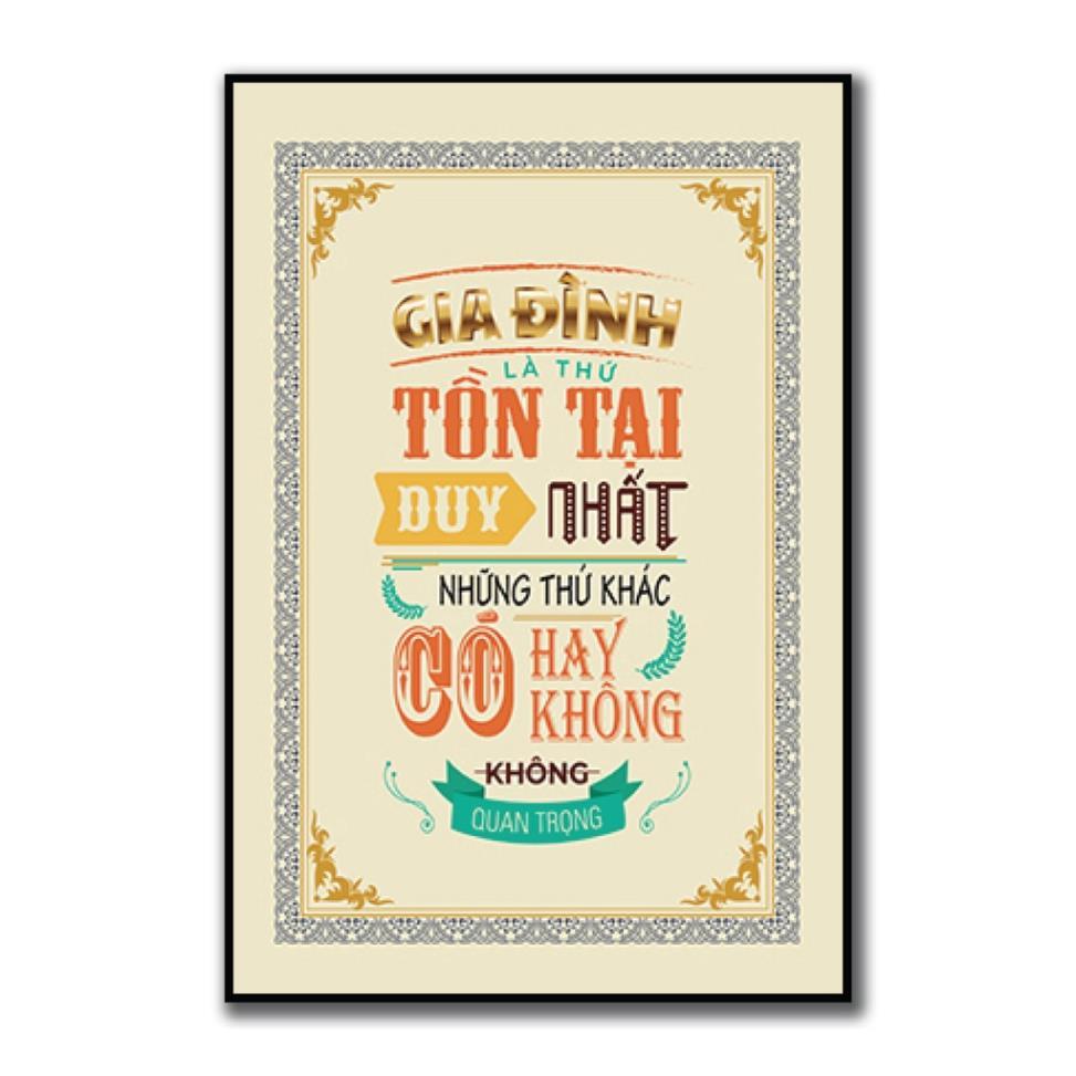 Tranh động lực, tranh slogan tạo cảm ứng làm việc, chữ trang trí văn phòng