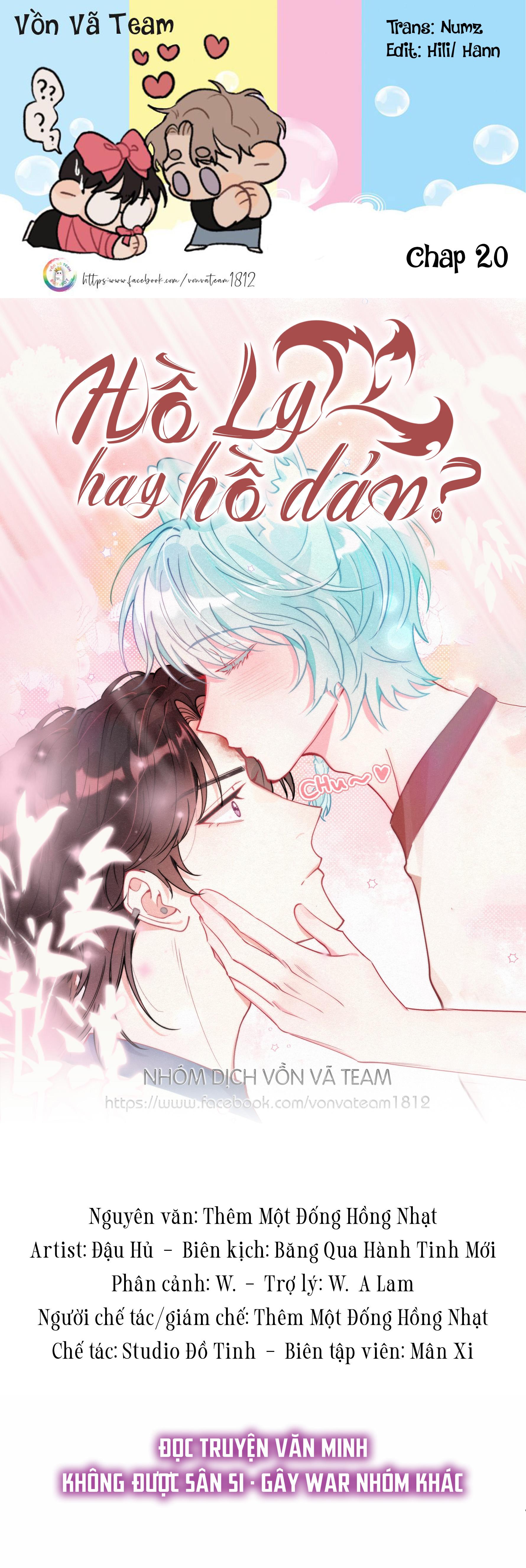 hồ ly hay là "hồ dán" vậy? chapter 20 1