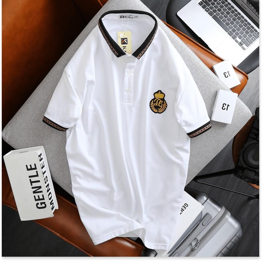 ÁO THUN CỔ TRỤ NAM NỮ,MÀU SẮC SANG TRỌNG,THIẾT KẾ HỌA TIẾT SIÊU NGẦU LANA FASHION