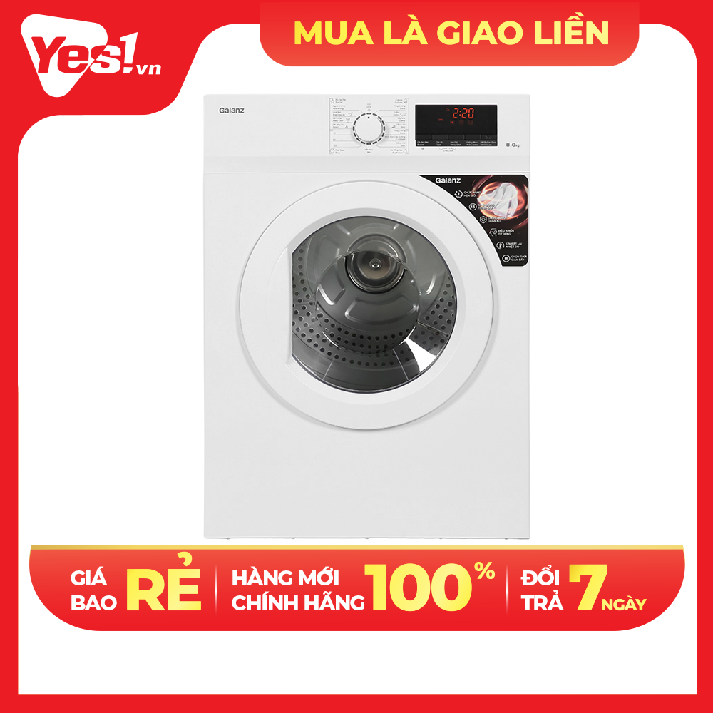 Máy sấy Galanz 8kg DV-80T5C - Hàng chính hãng