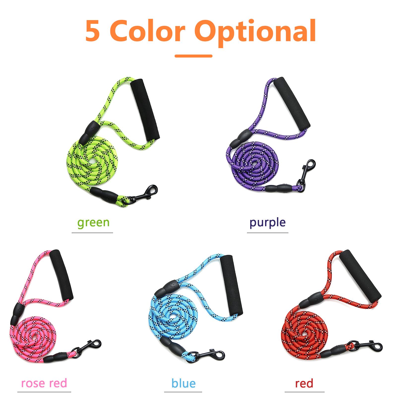 Dây dắt với tay cầm có đệm thoải mái dài 4ft