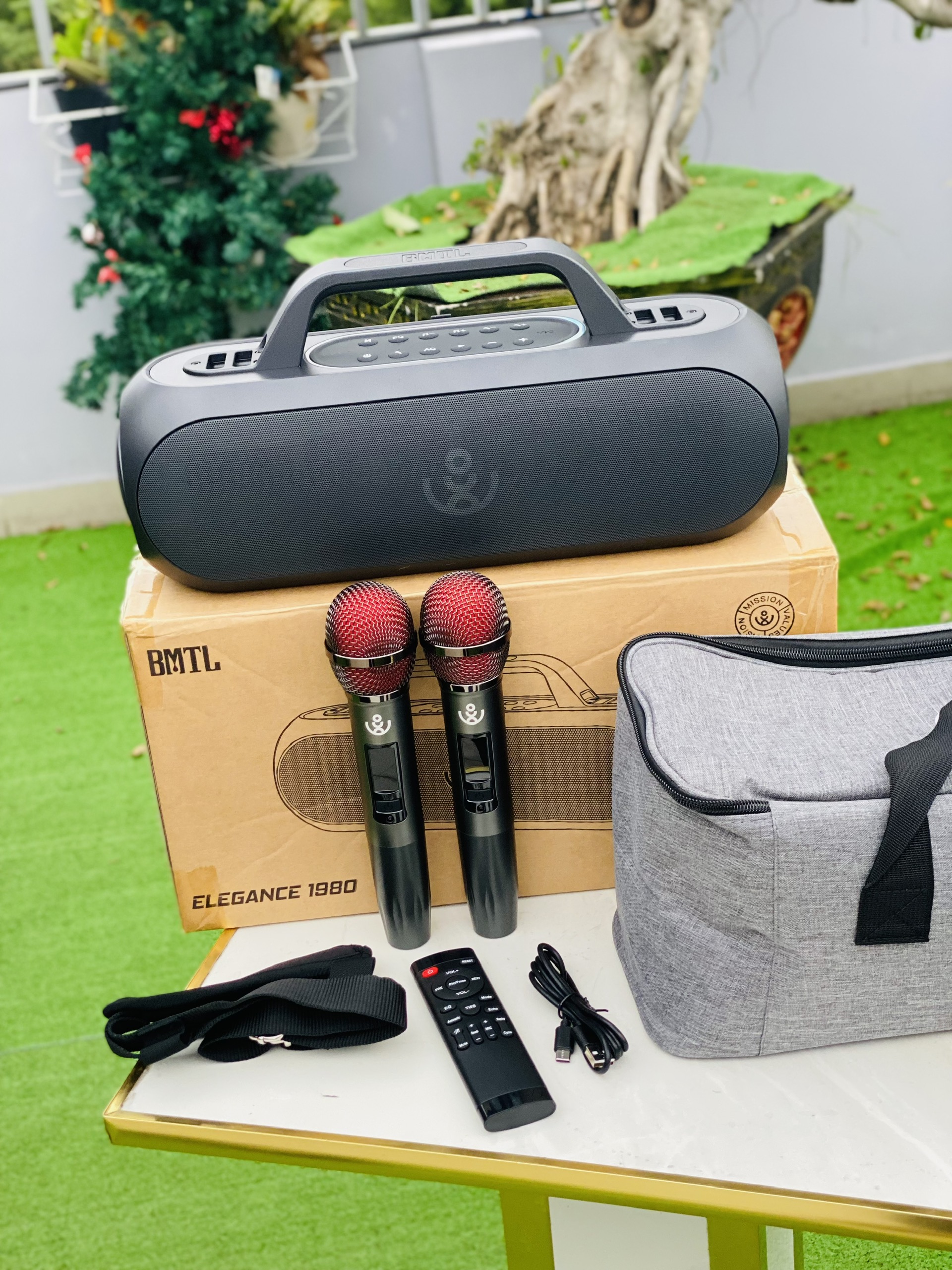 [TẶNG KÈM 2 MICRO] Loa Xách Tay Bluetooth Xdobo Elegance 1980 Công Suất 150W, Khoảng Cách Kết Nối Xa, Micro Chống Hú Hàng Nhập Khẩu