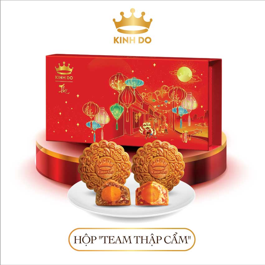 Hộp 2 bánh trung thu Kinh Đô "Team Thập Cẩm"