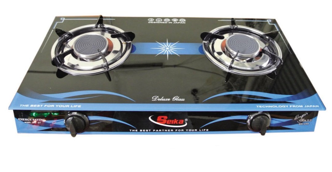 Bếp Gas Đôi Mặt Kính Eblue - EBB217- Hàng Chính Hãng
