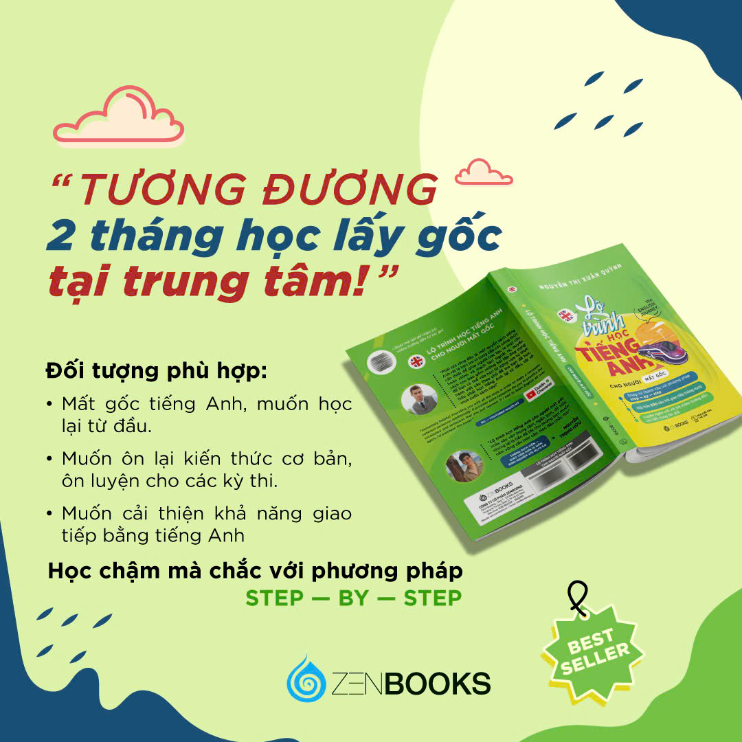 Lộ Trình Học Tiếng Anh Cho Người Mất Gốc - The English Journey - Nguyễn Thị Xuân Quỳnh