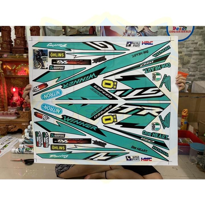 Tem rời dành cho winner gtr xanh đen