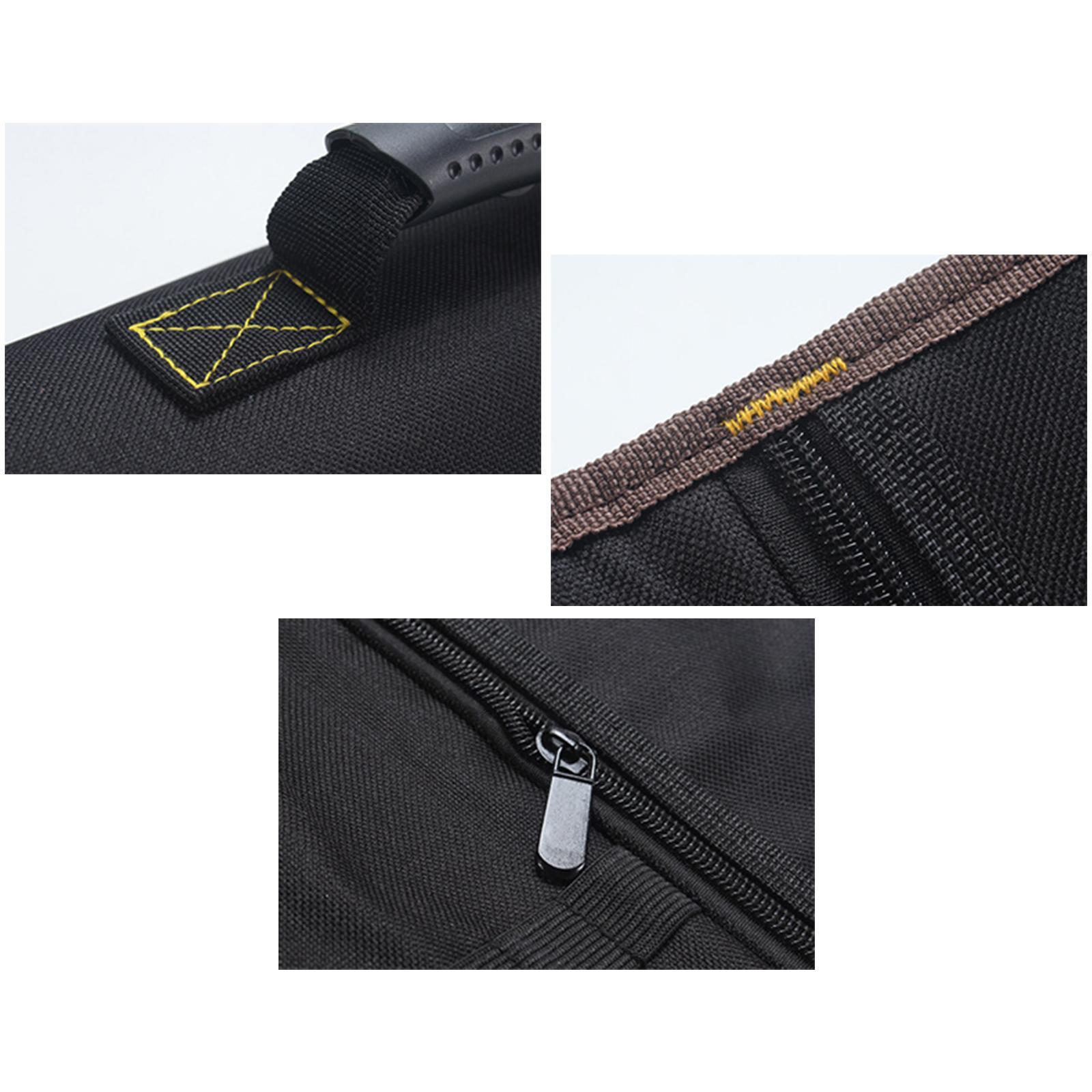 Roll up Tool Bags Wrap Roll Organizer Carry Bag Canvas Carrying Handles Wrench Pouch for Repair Tools Screwdriver Motorcycle Electricians