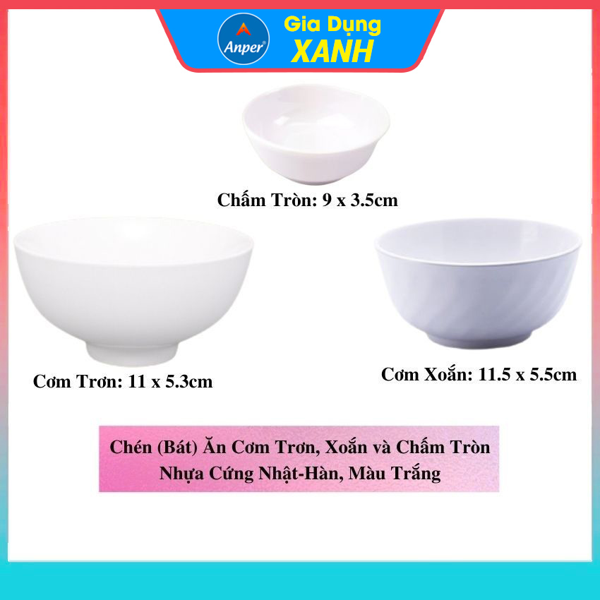 Chén ăn cơm nhựa Melamine cao cấp 11cm  Nhật Hàn chén ăn cơm  bát ăn cơm bát ăn cơm đẹp gia đình và nhà hàng shushi bộ chén bát đĩa tô tô nhựa ăn cơm