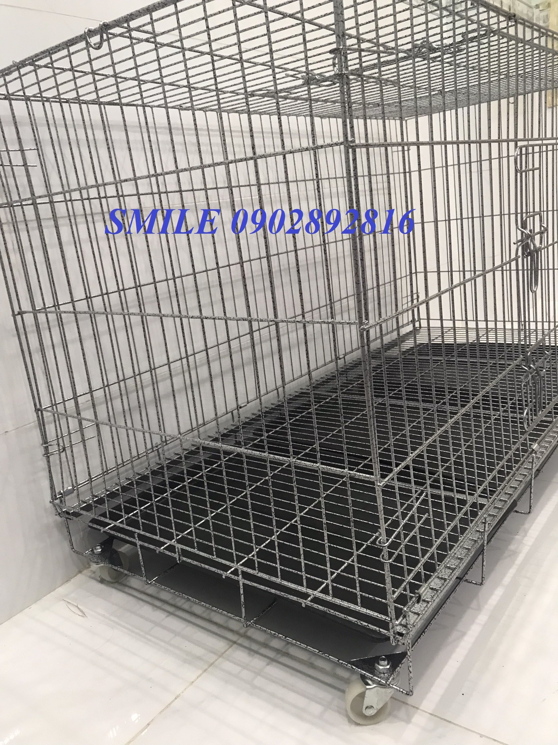 CHUỒNG CHÓ SIZE LỚN 1MX60X70CM GẤP GỌN TIỆN LỢI DÀNH CHO PET LỚN